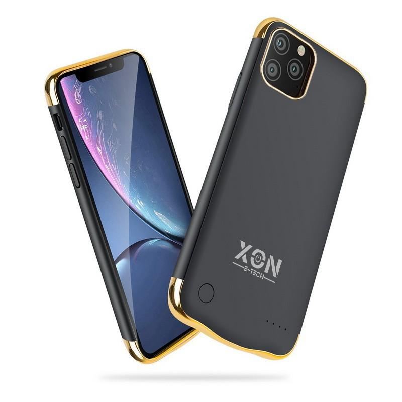 Чохол-акумулятор XON PowerCase для iPhone 11 6000 mAh Чорний/Золотий (PCBS1111160G 2483)
