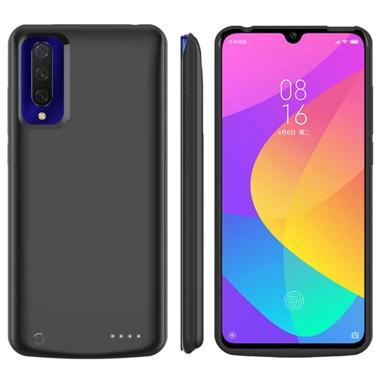 Чохол-акумулятор XON PowerCase для Xiaomi Mi 9T / 9T Pro 6800 mAh Чорний (PCBS3109068B 3039)
