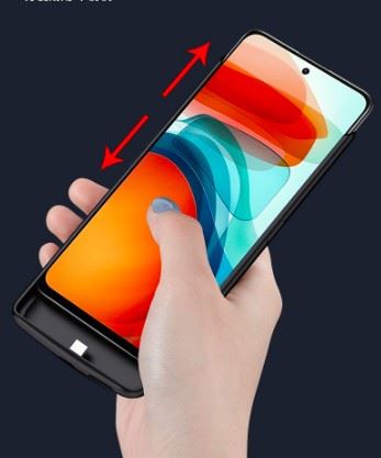 Чохол-акумулятор XON PowerCase для Xiaomi Redmi Note 10 Pro 6800 mAh Чорний (PCBS3410368B 2926)