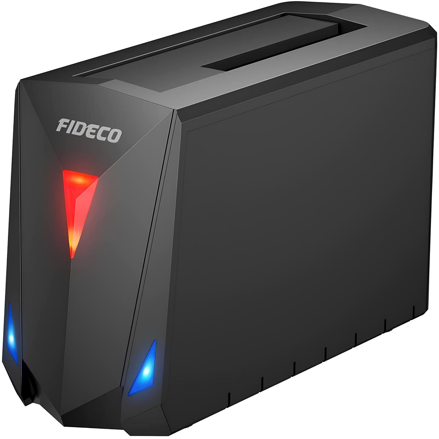 Док-станция Fideco для HDD 2.5"/3.5" SATA/SSD USB 3.0 (FDS2SA0SA1PB 2582) Черная